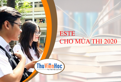 ESTE VẬN DỤNG CAO CHO MÙA THI THPTQG