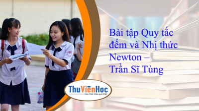 Bài tập Quy tắc đếm và Nhị thức Newton – Trần Sĩ Tùng