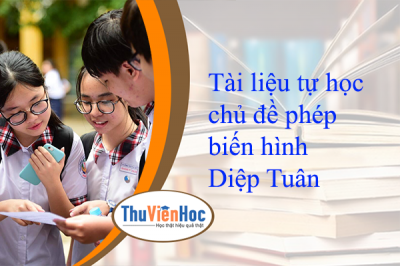 Tài liệu tự học chủ đề phép biến hình – Diệp Tuân