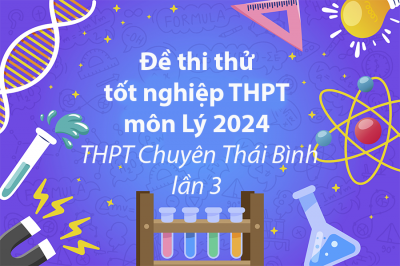 Đề thi thử tốt nghiệp THPT môn Lý 2024 - THPT Chuyên Thái Bình lần 3