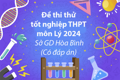 Đề thi thử tốt nghiệp THPT môn Lý - Sở GD Hòa Bình 2024