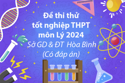 Đề thi thử tốt nghiệp THPT môn Lý - Sở GD&ĐT Hòa Bình 2024