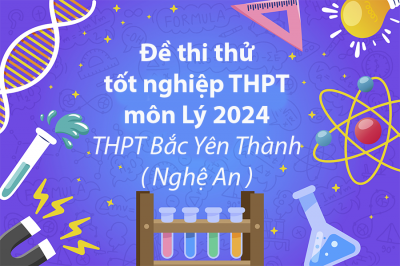 Đề thi thử tốt nghiệp THPT quốc gia năm 2024 trường THPT Bắc Yên Thành - Nghệ An