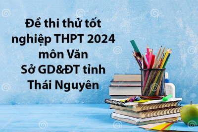 Đề thi thử môn Văn tốt nghiệp THPT 2024 - Sở GD Thái Nguyên