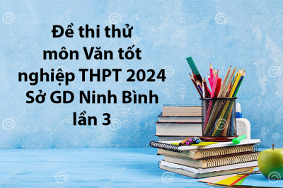 Đề thi thử môn Văn tốt nghiệp THPT 2024 - Sở GD Ninh Bình lần 3